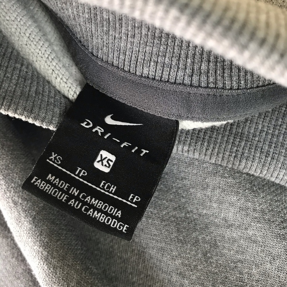 Nike Heather Gray Pullover Sweater - Picture 7 of 8